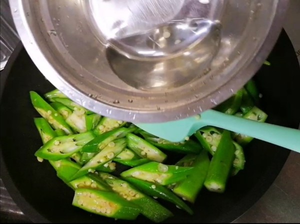 Garlic Okra recipe