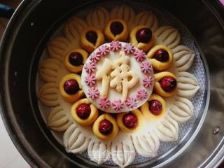 #团圆饭# Twenty-eight Steamed Jujube Flowers Bloom to See The Buddha recipe