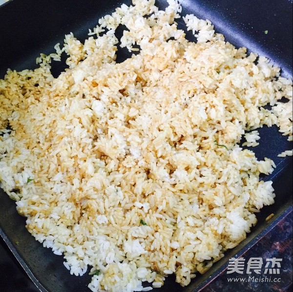 Fried Rice with Balls recipe