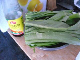 Lettuce in Oyster Sauce recipe