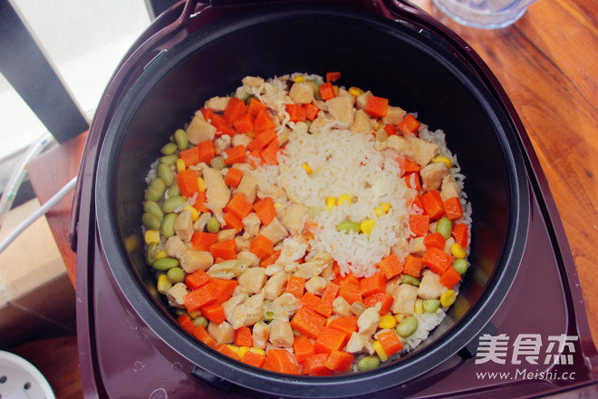 Colorful Chicken Stewed Rice recipe