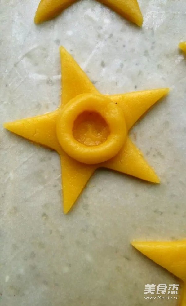 Colorful Star Sugar Butter Biscuits recipe