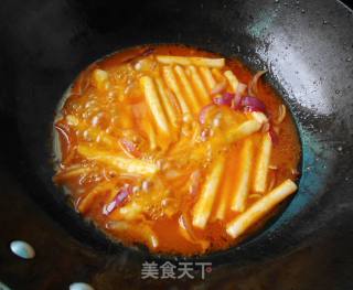 Spicy Fried Rice Cake recipe