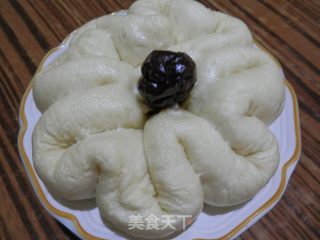 【kaifeng】chinese New Year Steamed Buns-eight-petal Jujube Flower recipe