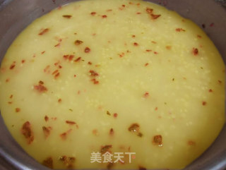 I Would Like to Drink Yellow Rice Porridge with Rose Rock Sugar, Which is More Beautiful and Nourishing Than Flower Viewing. recipe