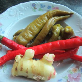 Double Pepper Steamed Fish recipe