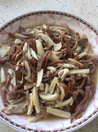 Stir-fried Ham with Matsutake recipe