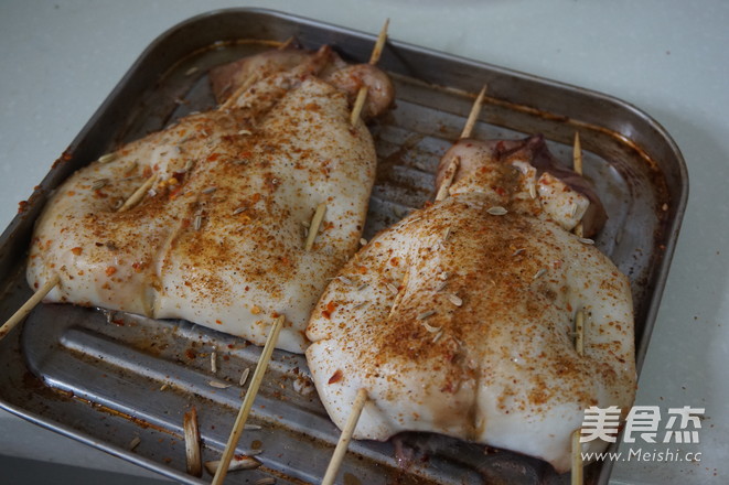 Spicy Grilled Squid recipe
