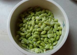 [home Cooking] Fried Edamame with Bamboo Shoots recipe