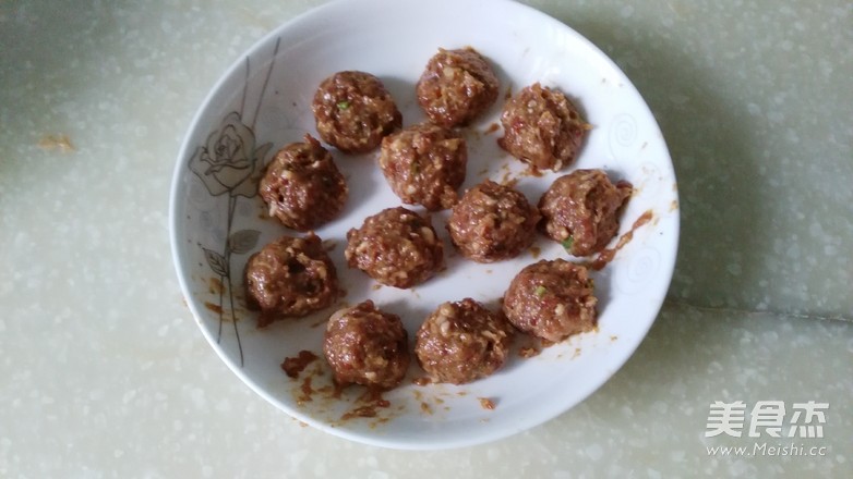 Braised Meatballs recipe