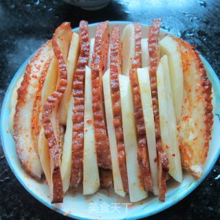 Steamed Dongpo Pork with Potato Chips recipe