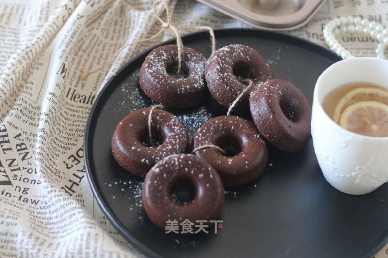 #柏翠大赛#classical Chocolate Donuts recipe