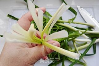 Stir-fried Duck Blood with Green Garlic recipe