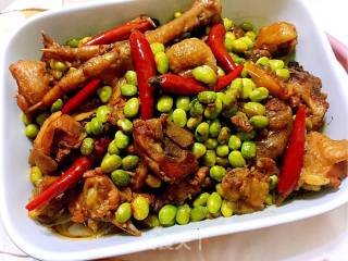 Roasted Chicken with Edamame and Rice recipe