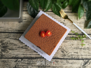 #the 4th Baking Contest and is Love to Eat Festival #8-inch Square Cocoa Chiffon Cake recipe