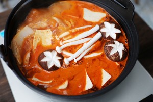 Super Rich Korean Spicy Cabbage Tofu Soup‼ ️healing Food in Winter recipe