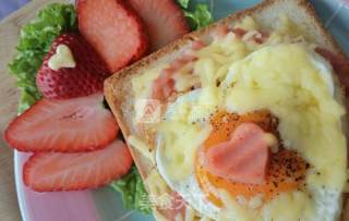 Cheese Omelette Toast recipe