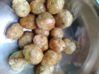 Dried Fried Fish Balls recipe