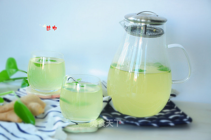 Ginger Mint Rock Sugar Drink recipe