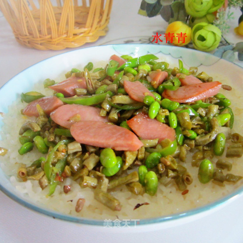 Ham, Pickles, Fast Food, Glutinous Rice recipe