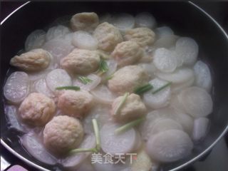 Boiled Radish with Fish recipe