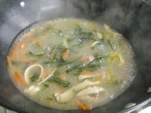 Carrot Kelp Chowder Soup recipe