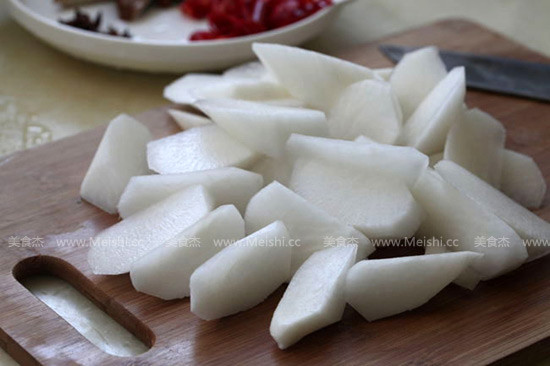 White Radish Roasted Dried Bean Curd recipe