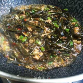 Braised Kelp with Minced Meat recipe