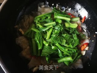 Cabbage Core Braised Vermicelli recipe