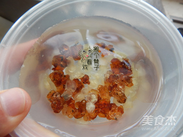 Lotus Seed Peach Gum recipe