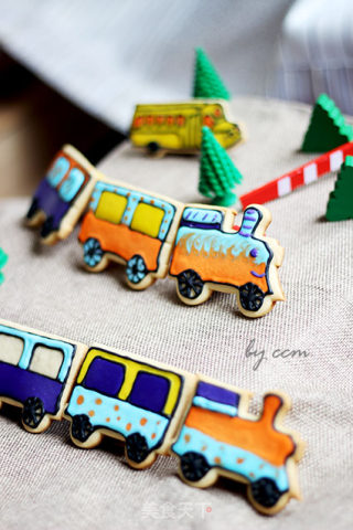 #四session Baking Contest and is Love to Eat Festival#little Train Childlike Biscuits recipe