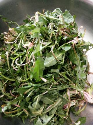 #春食野菜香# Dandelion Spinach Beef Dumplings recipe