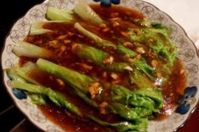 Lettuce in Oyster Sauce recipe