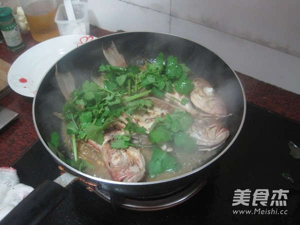 Fried and Braised Bigeye recipe