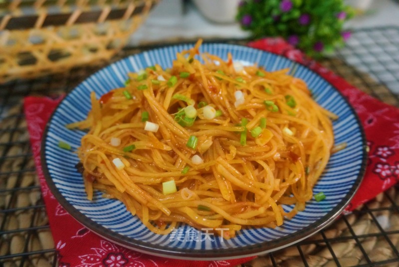 Spicy Potato Shreds recipe