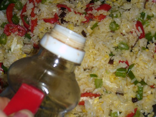 Fried Rice with Egg and Vegetable recipe