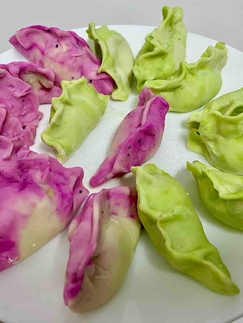 Colorful Dumplings recipe