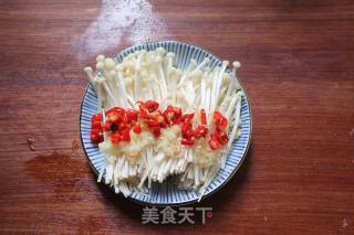 Chopped Pepper Enoki Mushroom recipe