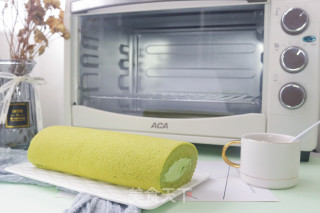 Matcha Cream Cake Roll recipe