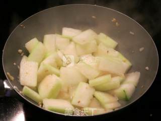 Stir-fried Winter Melon with Bacon Sausage recipe