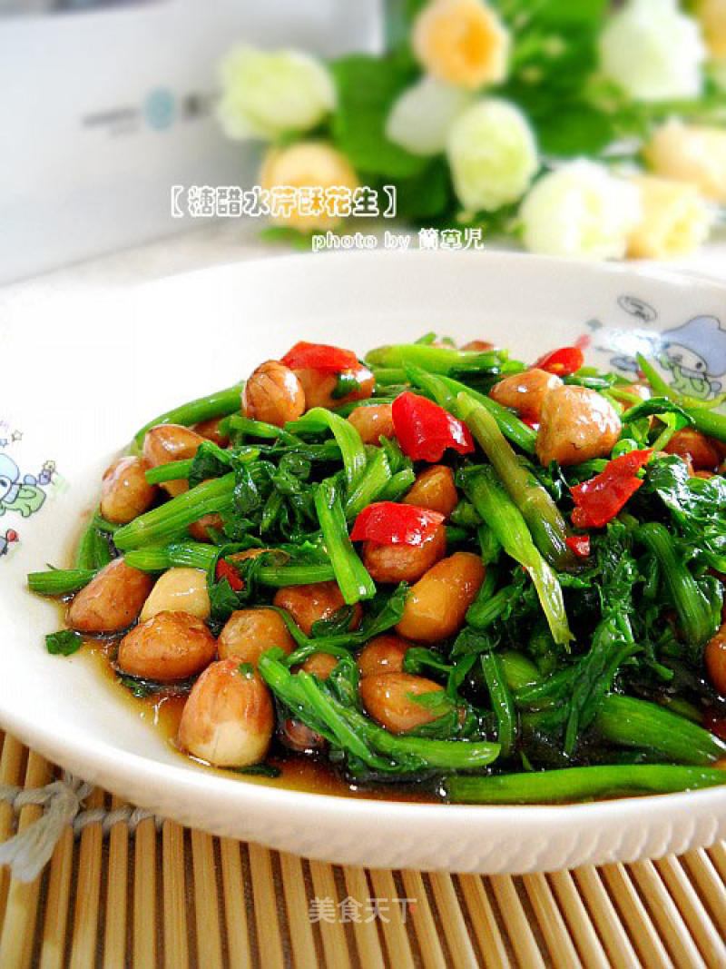 Sweet and Sour Cress Crispy Peanuts recipe