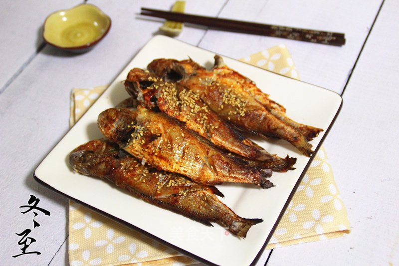#aca烤明星大赛# Spicy Little Yellow Croaker recipe