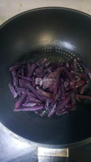 Honey Purple French Fries recipe