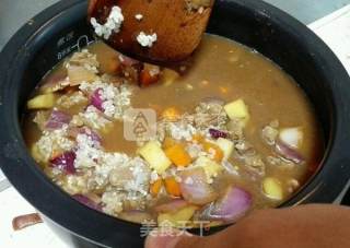 Rice Cooker Rice Lamb recipe