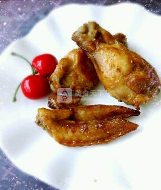 Grilled Wings with Sauce recipe