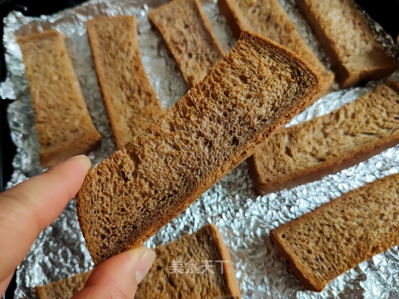 Roasted Whole Wheat Toast Sticks