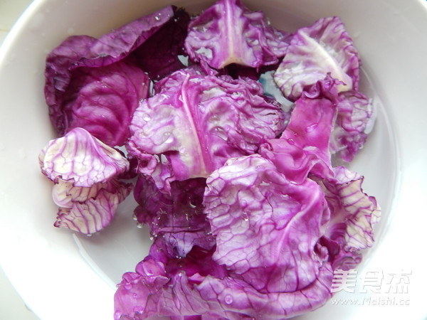 Purple Cabbage Mixed with Tofu Skin recipe