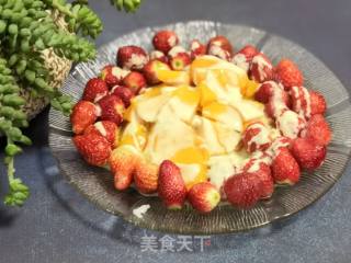 Mango Strawberry Mix Yogurt recipe
