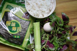 #春食野菜香#red Seaweed Rolls recipe