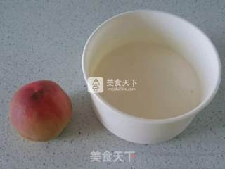 Peach Flavored Milkshake recipe